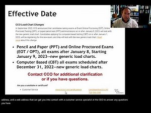 CCO Specialty Exam Changes in 2023