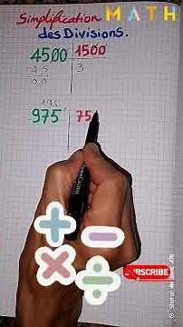 Apprends à poser une division sans difficulté ? méthode efficace,,,📝