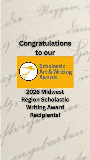 2026 Midwest Region Scholastic Writing Awards