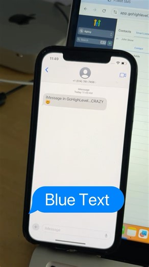 Send iMessage in GoHighLevel #imessage #sms #texting #crm #sales #gohighlevel