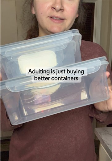 Nothing better than containers that stack, seal, and store everything 🤍 Perfect for flour, sugar, grains, and leftovers without the mess. #tubberware #foodstorage #kitchenessentials #storagecontainers #fyp