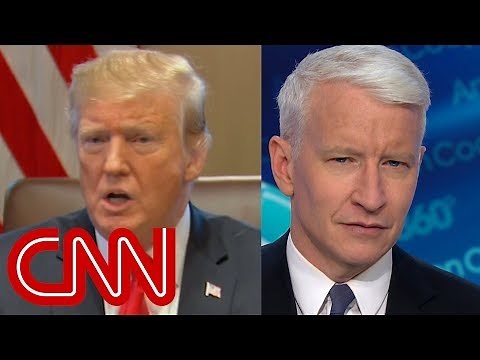 Anderson Cooper exposes Trump’s false claims in cabinet meeting