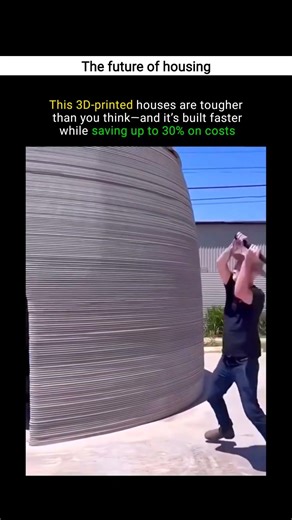 future of housing; 3d printed house
