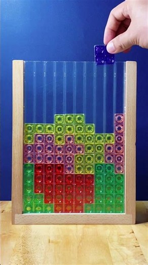 Tetris ASMR with Ocean Ambience 🌊 Perfect Block Placement Satisfaction
