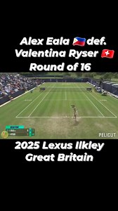 Alex Eala defeated Valentina Ryser of Switzerland, 6-1, 6-2, to advance in the quarterfinal round of the Lexus Ilkley 2025 in Great Britain. #TeamPhilippines #LabanPilipinas | Go for Gold Philippines