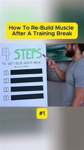 How To Re Build Muscle After A Training Break#musclerebuild#fitnesscomeback#trainingtips#gymlife#1