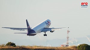 3.8K views · 305 reactions |  FedEx Cargo Plane Takes Off at San Francisco International Airport! Incredible Thrust! ✈️ | SF.Flights | Facebook
