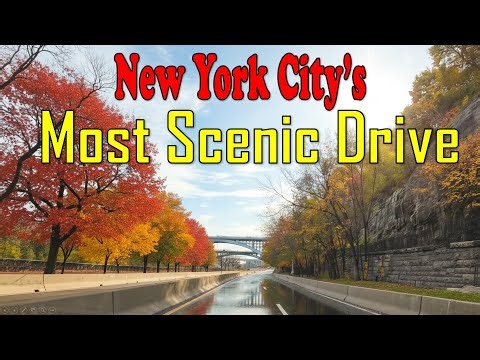 New York City's Most Scenic Drive: Harlem River Drive Round Trip POV - at Peak Foliage (4K)
