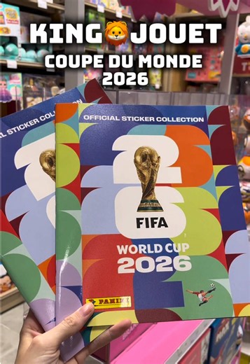 King🦁Jouet ! 🇫🇷⚽️ Venez découvrir les produits coupe du monde ! ⚽️ Stickers panini en stock ! ✅ Allez les bleus ! ⚽️🇫🇷 #kingjouet #coupedumonde #woldcup2026 #terrassesduport