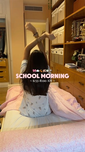 my school morning routine 🍂🤍 | #productive #morning #morningroutine #schoolmorning #cozy #fall