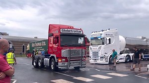 I spent the day at a retro truck event
