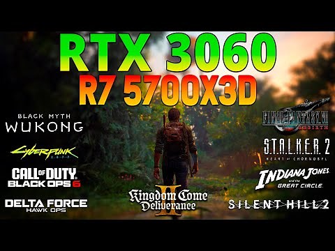 RTX 3060 12GB + Ryzen 7 5700X3D | 22 Games Tested in 2025 – Performance & Benchmarks
