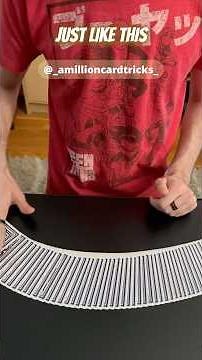 They Can Shuffle The Cards, This Trick Still Works! #magic #tricks #performance