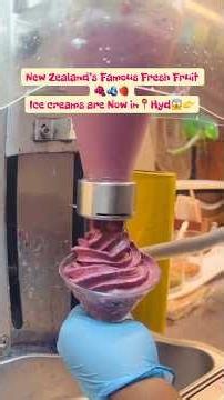 ✨New Zealand's Special Fresh Fruit Ice Creams are now available in📍Hyd