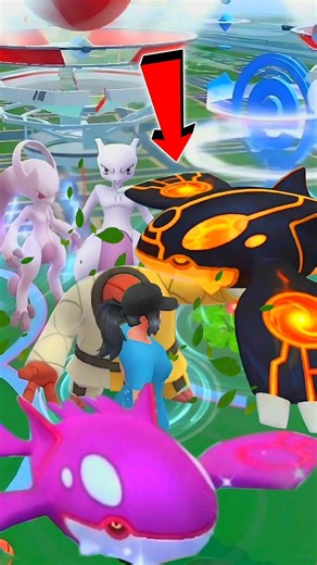 🤯Full Forme Shiny, Wild Kyogre! at Crazy Spot.