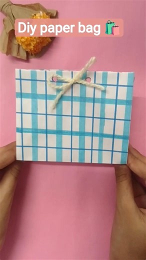 Diy paper bag 🛍️||Art with Manvi||#diy #paperbag #craft #bag