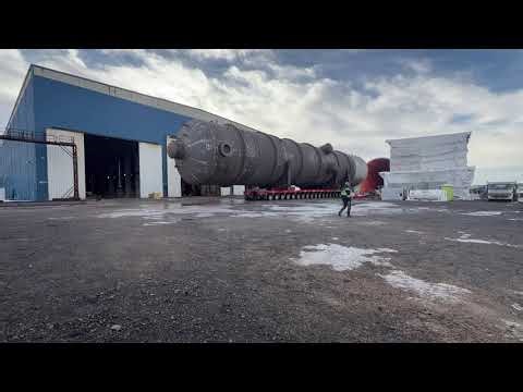 SPMT transport Formula Bradley Specialized