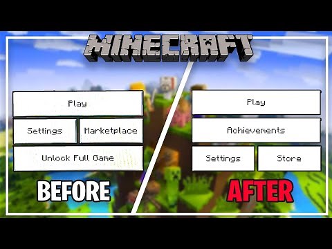 How To Fix "Unlock Full Game" Problem In Minecraft❤️ (2025).
