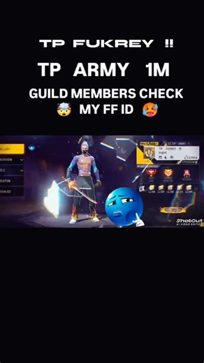 TP FUKREY GUILD MEMBERS CHECK MY FF ID 🤫🫡😱⚡