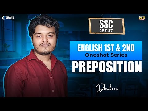 PREPOSITION || English 1st & 2nd Paper || SSC 26 & 27 Batch || Dhrubo Sir
