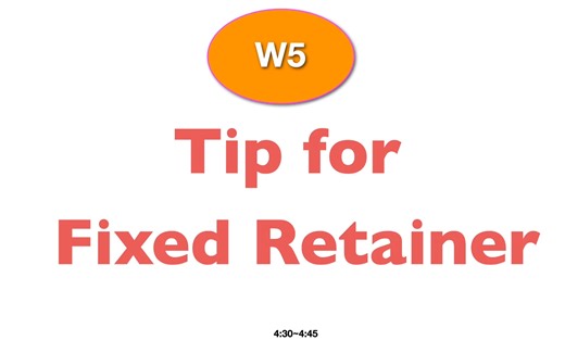 【Chris Chang Ortho】591. Tip for Fixed Retainer