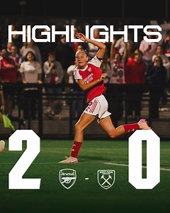 Finding our rhythm in pre-season 🥁 Highlights are here from our 2-0 win over West Ham United 🍿 | Arsenal Women