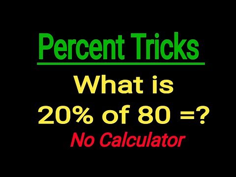 How to Calculate Percentage of A Number Fast - Math Antics