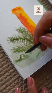 A last-minute Christmas greeting card idea An easy and creative way to paint a handmade card filled with festive joy #wocol #christmasgreeting #newyear #greetingcard #merrychristmas #christmasgifts #christmasart #holidayseason #Christmas | WoCol