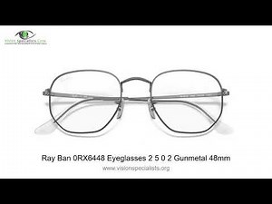 Ray Ban 0RX6448 Eyeglasses 2 5 0 2 Gunmetal 48mm