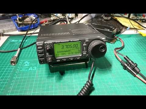 Icom IC-706 MkII Test at The Shack