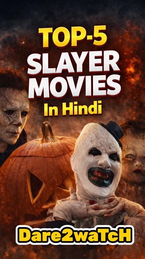 TOP 5 Hollywood Slasher Movies Hindi Dubbed 😱