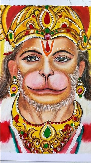 Hanuman jayanti special drawing ✨#hanuman #art #trending #viral #shorts #ram #youtubeshorts #sketch