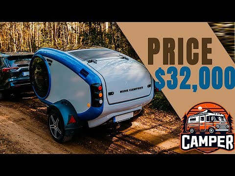Future of Camping: Mink-E, World's First Electric Teardrop - Luxe Travel Redefined!