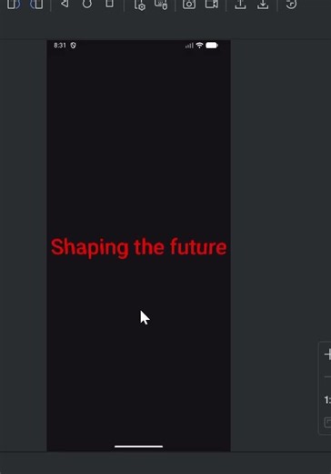 domonstration of dark theme splash screen