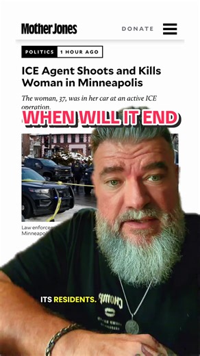 ICE agent in MN 🔫 a woman in th face