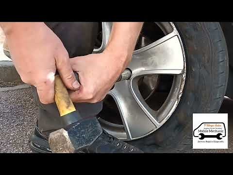 Renault Clio With Mcgard High Security Locking Wheel Nut Removal