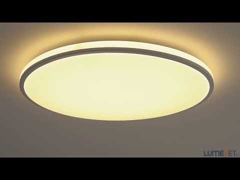 Philips LED ceiling light with switch, warm white, 22 W, white (Ozziet)