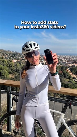 𝑵𝒂𝒅𝒆𝒛𝒉𝒅𝒂 𝑷𝒂𝒗𝒍𝒐𝒗𝒂 娜蒂雅 on Instagram: "Want stats on your @insta360 clips? Add speed, power, distance & elevation in the Insta360 app → Stories → Stats and sync with Garmin / / Strava / your bike computer for automatic overlays. 🚴‍♀️📊 #insta360 #stats #actioncamera #roadcycling #insta360x5"