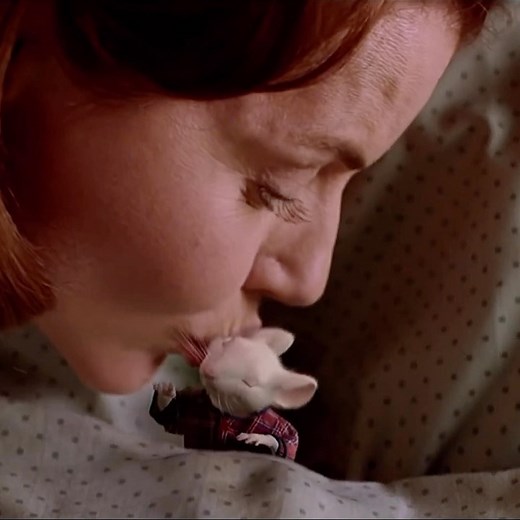 velvey on Instagram: "Stuart Little’s first night in his new home 🥺🫶🏻 Leonardo DiCaprio/Hugh Grant were considered to play the role of Stuart’s dad and Jennifer Aniston/Gwyneth Paltrow the role of Stuart’s mom .𝑉 xx"