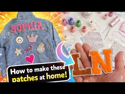 Diy Embroidered/Felt letter patches
