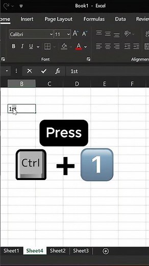 Quick Superscript Shortcut in Excel 🔥 #excel #dataextractor #spreadsheetsoftware #saifulexcel