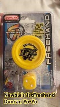 Duncan Freehand Neo Yellow Yo-Yo unboxing #yoyo #retrotoys