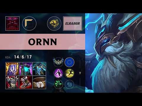 (BW Elramir) Ornn Top vs Ambessa - EUW Challenger Patch 26.12