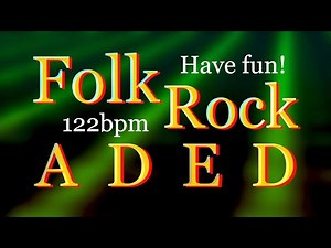 Folk Rock A major, country backing track, 122bpm. Play along and have fun!