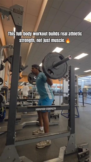 Athlete Full Body Strength Training Workout | Power and Speed #shorts