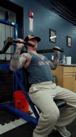 Exercise of The Day: Seated Shoulder Press #workoutroutine #chest #shoulderworkout