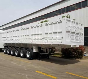 [Hot Item] Hydraulic Tipping Trailer, Semi-Trailer Dump Truck, Side Tipper Dump Trailer for Sale