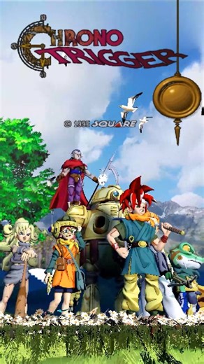 zachx.gif on Instagram: "Chrono Trigger Title Screen: Nintendo 3DS (seagull noises) #chronotrigger #squareenix #shinrawave #corecore #zachgif"
