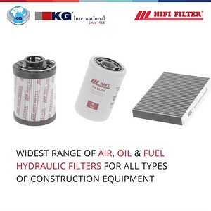 Hifi Filter is renowned for having the broadest range of filters in the world for more than 40 years. At KG International we offer a complete range of #HIFI filtration as well as other construction spares including Bearings, #Gearboxes, Grease, and #Hoists. Please visit us or reach out for all your #construction parts needs through our various channels: Website: https://bit.ly/3z9vGei Email: info@kginternational.com WhatsApp: https://bit.ly/3ltMJ3p #bearing #filter #automotiveparts #grease #equi