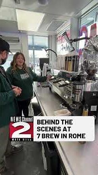 7 Brew in Rome Set to Open: Behind the Scenes at Drive-Thru Coffee Shop